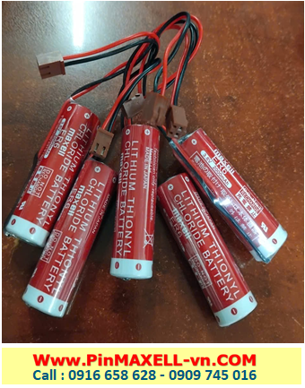 Maxell ER6 (Zắc Omron), Pin nuôi nguồn Maxell ER6 lithium 3.6v AA 2000mAh chính hãng, Xuất xứ NHẬT